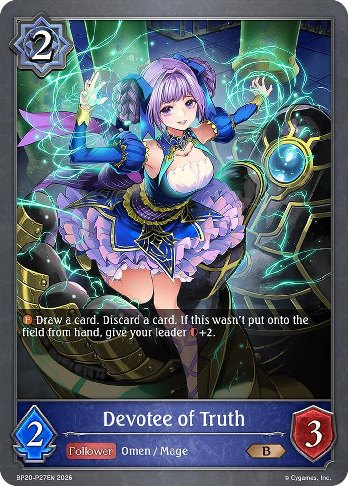Devotee of Truth - P27EN (Foil) (BP20-P27EN) [Omens and Heirs]