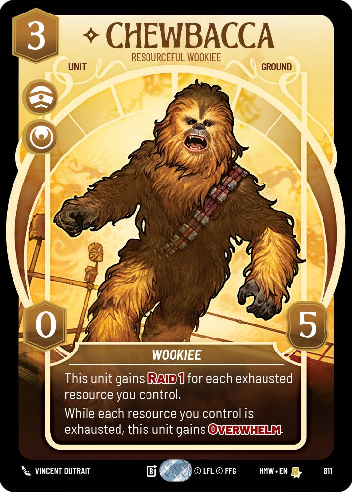 Chewbacca - Resourceful Wookiee (811) (Prestige) (811) [Homeworlds]