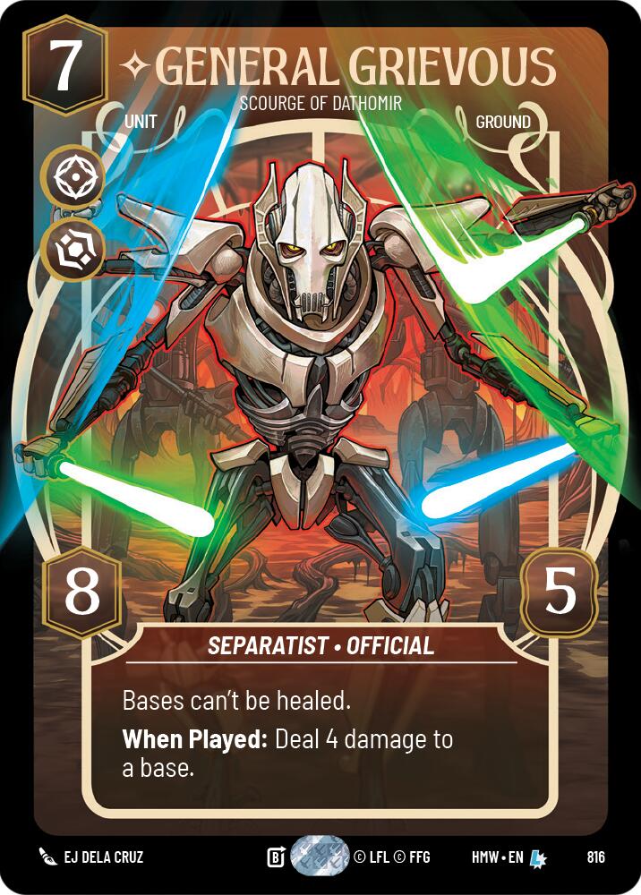 General Grievous - Scourge of Dathomir (816) (Prestige) (816) [Homeworlds]