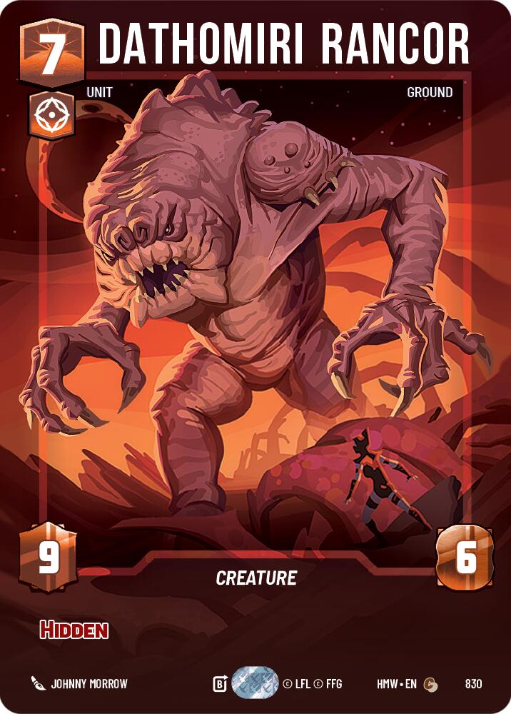 Dathomiri Rancor (830) (Prestige) (830) [Homeworlds]