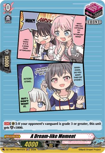 A Dream-like Moment (H) (Holo Rare) (DZ-TBP01/H04hEN) [BanG Dream! Girls Band Party!]