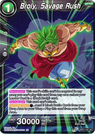 Broly, Savage Rush [BT11-147]