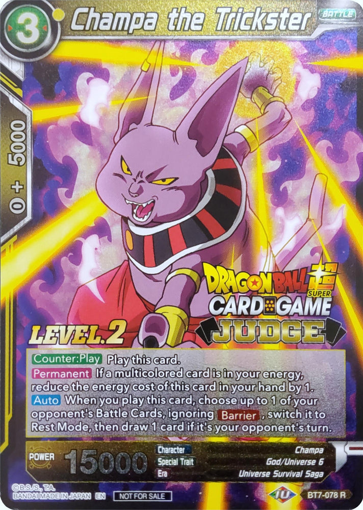 Champa the Trickster (Level 2) [BT7-078]