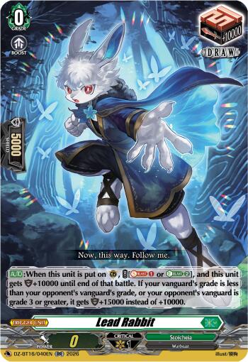 Lead Rabbit (DZ-BT16/040EN) [Parallactic Dawn]