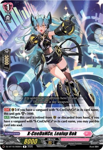 X-CeeDaNCe, Lealup Rok (DZ-BT16/069EN) [Parallactic Dawn]