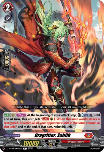 Dragritter, Sahlih (DZ-BT16/075EN) [Parallactic Dawn]