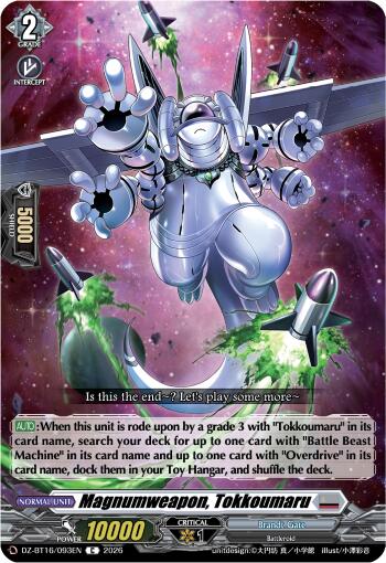 Magnumweapon, Tokkoumaru (DZ-BT16/093EN) [Parallactic Dawn]