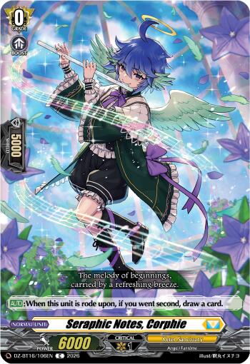 Seraphic Notes, Corphie (DZ-BT16/106EN) [Parallactic Dawn]