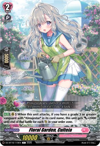 Floral Garden, Culteia (DZ-BT16/119EN) [Parallactic Dawn]