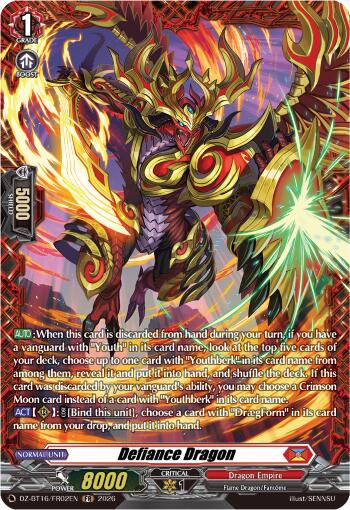Defiance Dragon (DZ-BT16/FR02EN) [Parallactic Dawn]