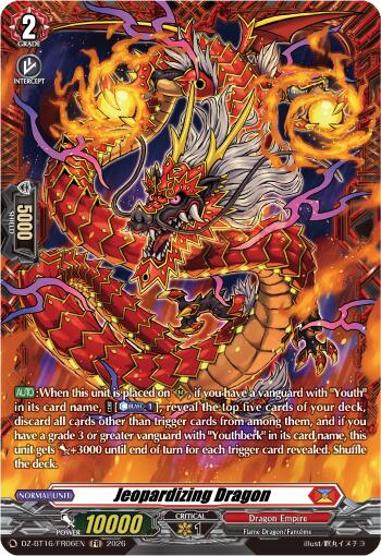 Jeopardizing Dragon (DZ-BT16/FR06EN) [Parallactic Dawn]