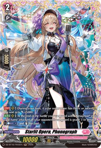 Starlit Opera, Phonograph (DZ-BT16/FR43EN) [Parallactic Dawn]