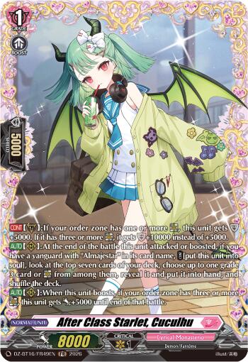 After Class Starlet, Cuculhu (DZ-BT16/FR49EN) [Parallactic Dawn]