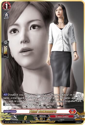 Yumi Sawamura (DZ-BT16/RGGR21EN) [Parallactic Dawn]