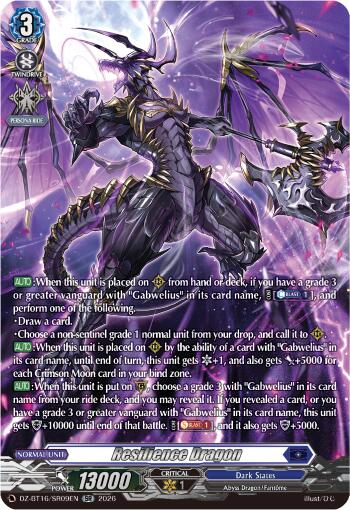 Resilience Dragon (DZ-BT16/SR09EN) [Parallactic Dawn]