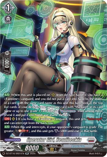 Operator Girl, Reudbeckia (DZ-BT16/SR21EN) [Parallactic Dawn]