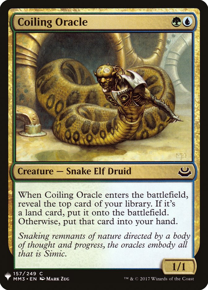 Coiling Oracle [Mystery Booster] (MB1 1409)