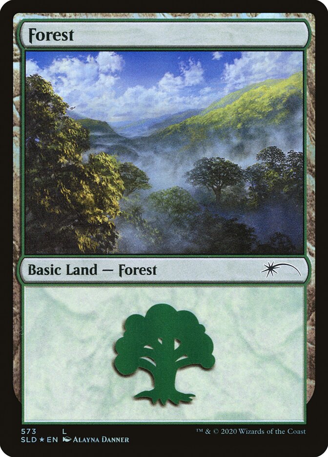 Forest (Lands) (573) [Secret Lair Drop Promos] (PSLD 573)