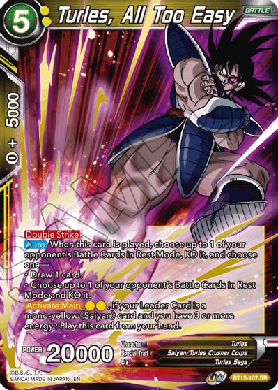 Turles, All Too Easy [BT15-107]