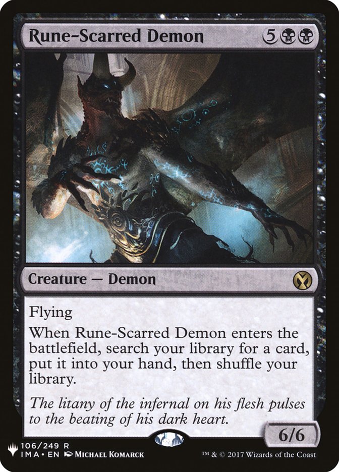 Rune-Scarred Demon [Mystery Booster] (MB1 760)