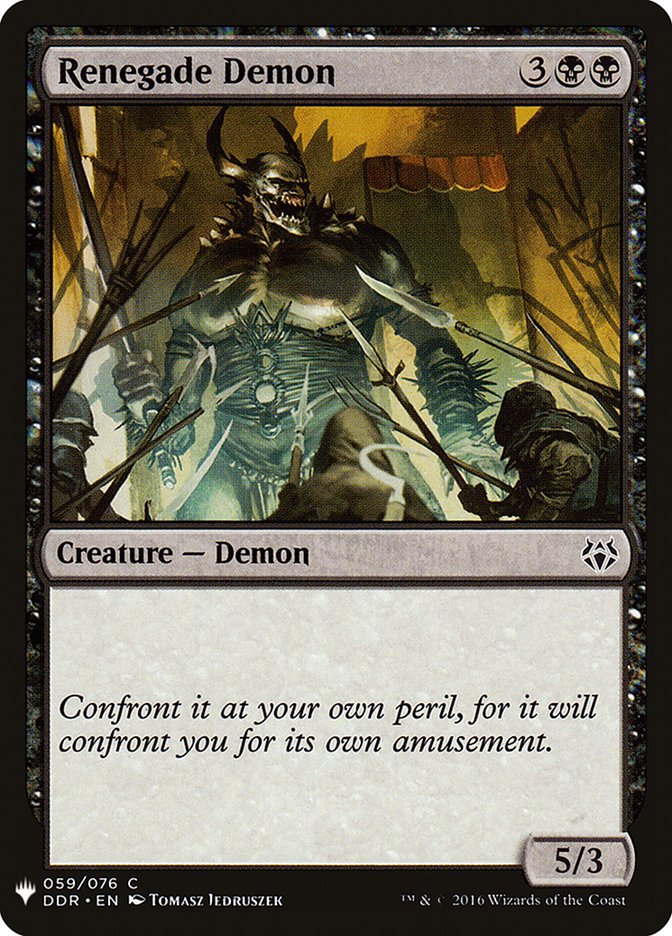 Renegade Demon [Mystery Booster] (MB1 752)