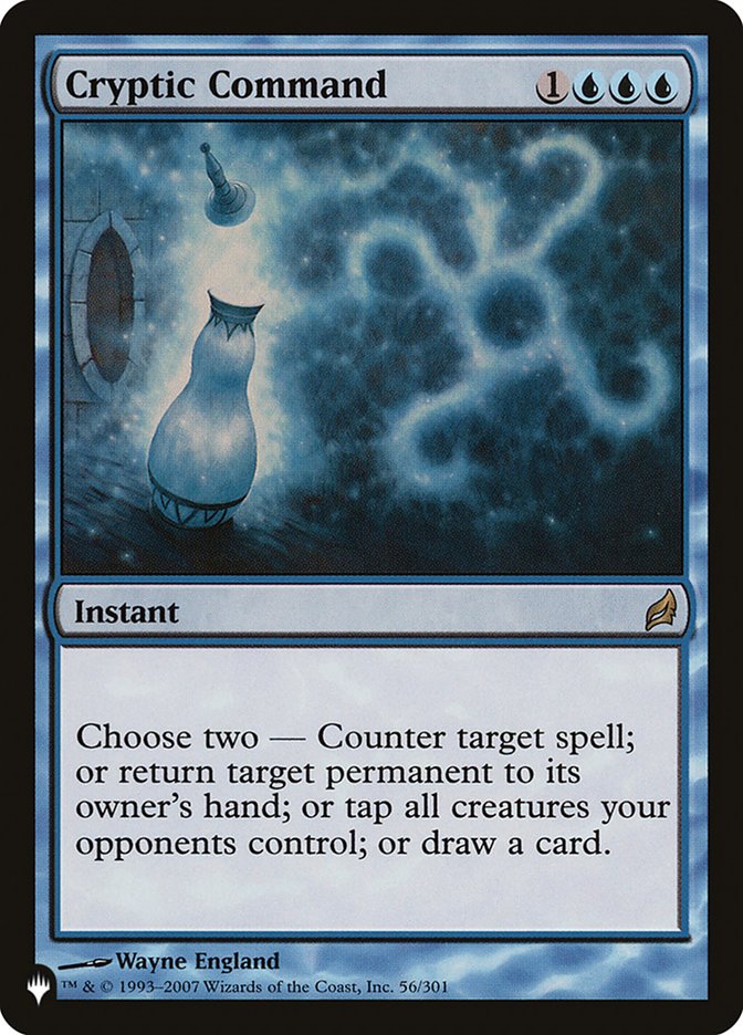 Cryptic Command [The List] (LLRW 56)