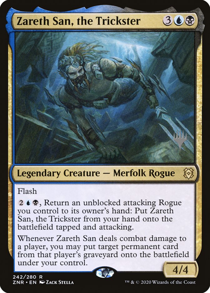 Zareth San, the Trickster (Promo Pack) [Zendikar Rising Promos] (PZNR 242P)