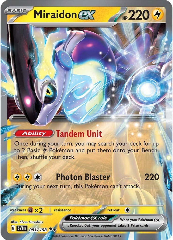 Miraidon EX (081/198) [Scarlet & Violet: Base Set]