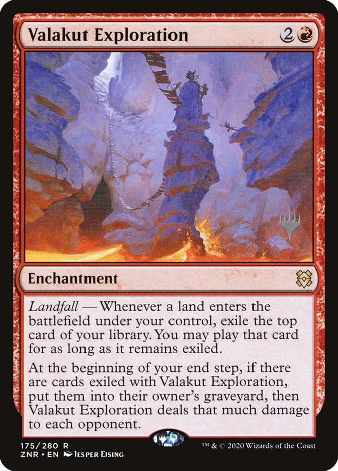 Valakut Exploration (Promo Pack) [Zendikar Rising Promos] (PZNR 175P)