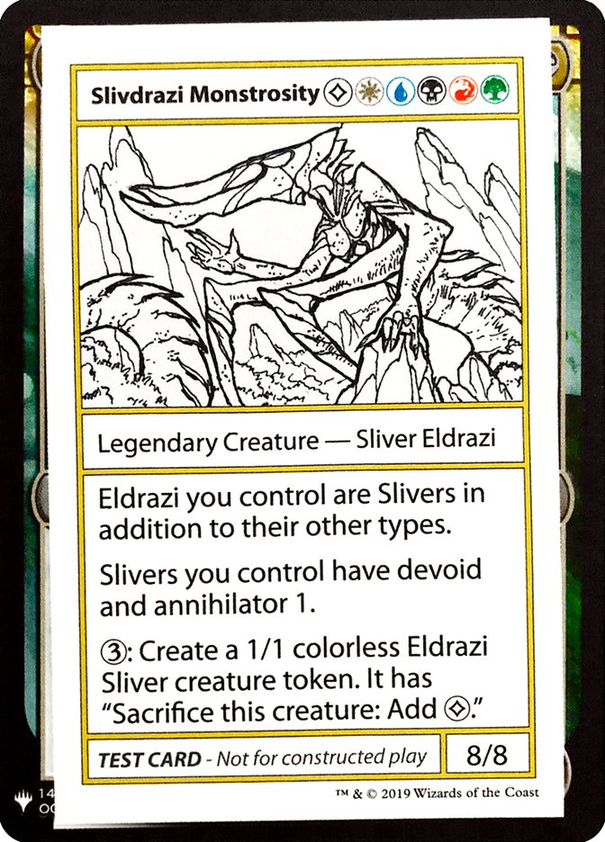 Slivdrazi Monstrosity [Mystery Booster Playtest Cards] (CMB1 102)
