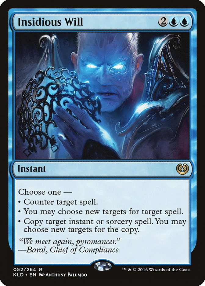 Insidious Will [Kaladesh] (KLD 52)
