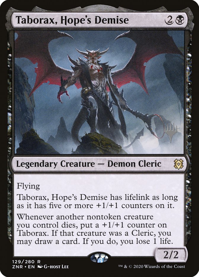 Taborax, Hope's Demise (Promo Pack) [Zendikar Rising Promos] (PZNR 129P)