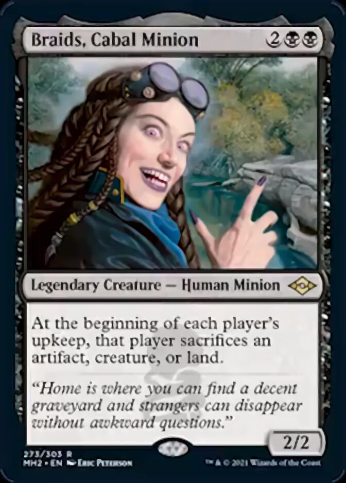 Braids, Cabal Minion (Etched Foil) [Modern Horizons 2] (MH2 273)