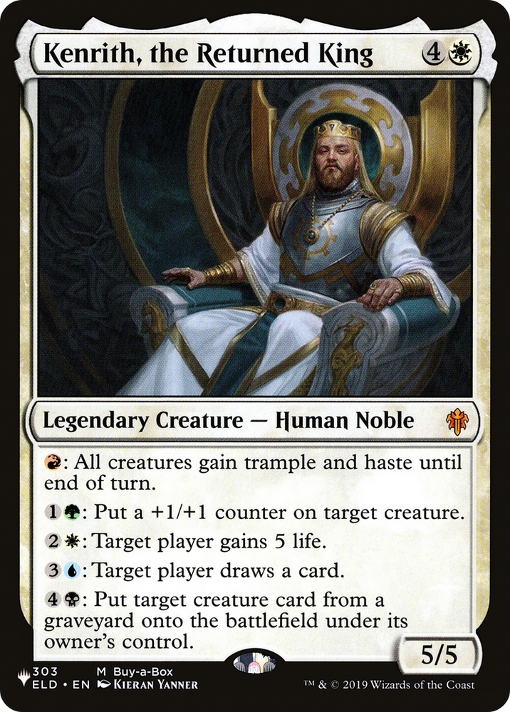 Kenrith, the Returned King [The List] (LMUL 4)