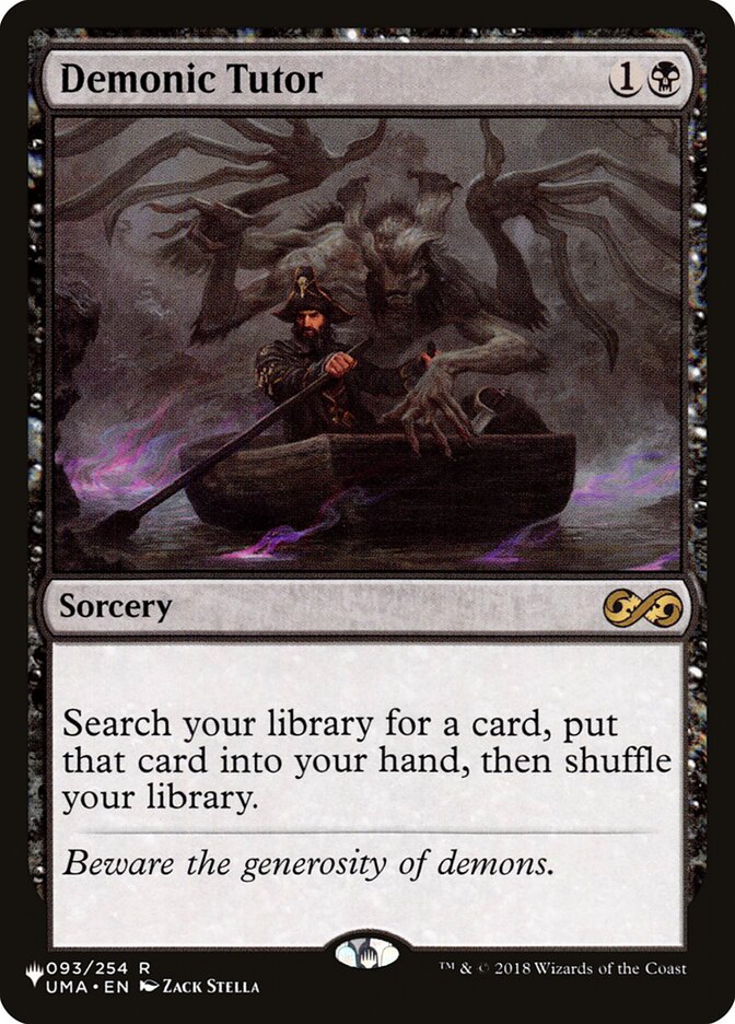 Demonic Tutor [The List] (LUMA 93)