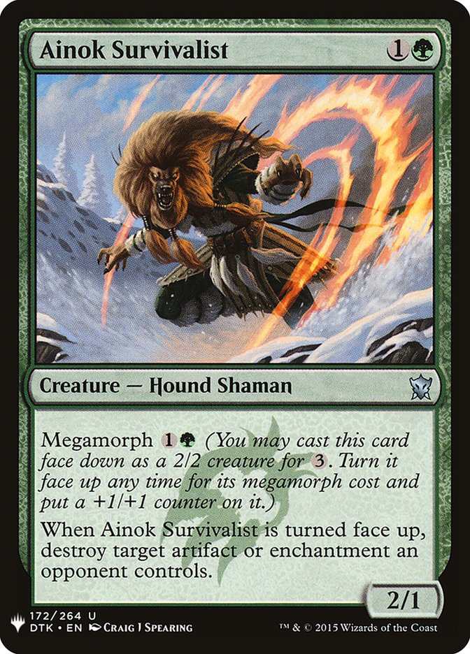 Ainok Survivalist [Mystery Booster] (MB1 1115)