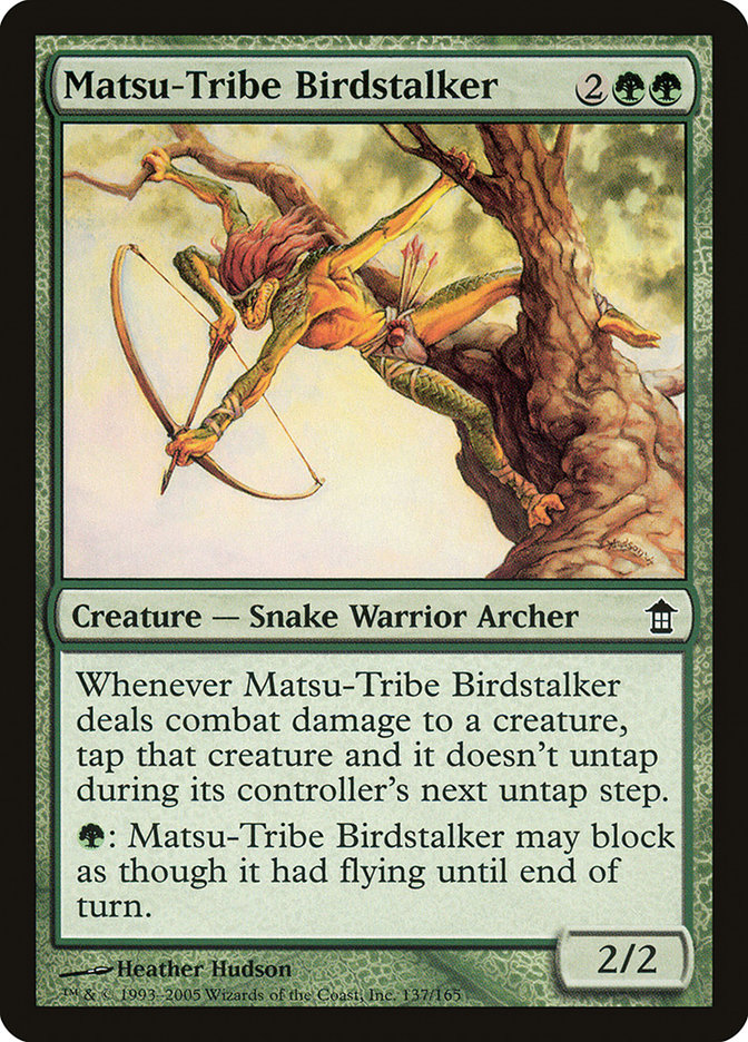 Matsu-Tribe Birdstalker [Saviors of Kamigawa] (SOK 137)