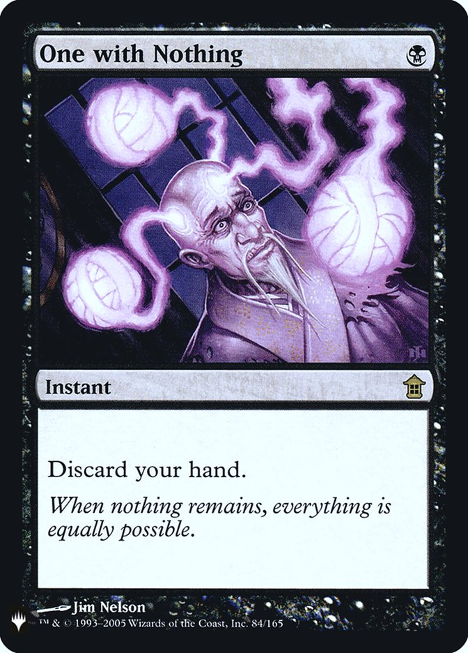 One with Nothing [Mystery Booster] (FMB1 41)