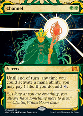 Channel (Etched Foil) [Strixhaven Mystical Archive] (STA 50)