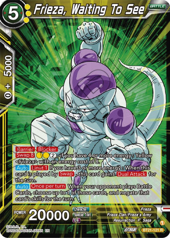 Frieza, Waiting To See (BT21-121) [ZENKAI Series: Set 04]
