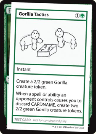Gorilla Tactics (2021 Edition) [Mystery Booster Playtest Cards] (CMB1 76)