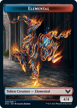 Elemental // Pest Token [Strixhaven: School of Mages Tokens] (TSTX 2 // 5)