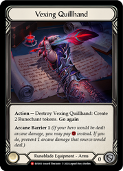Vexing Quillhand [EVR103] 1st Edition Normal