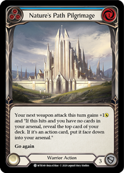 Nature's Path Pilgrimage (Blue) [WTR149] Unlimited Rainbow Foil