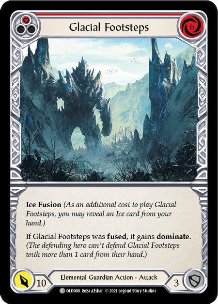 Glacial Footsteps (Red) [OLD008] 1st Edition Normal