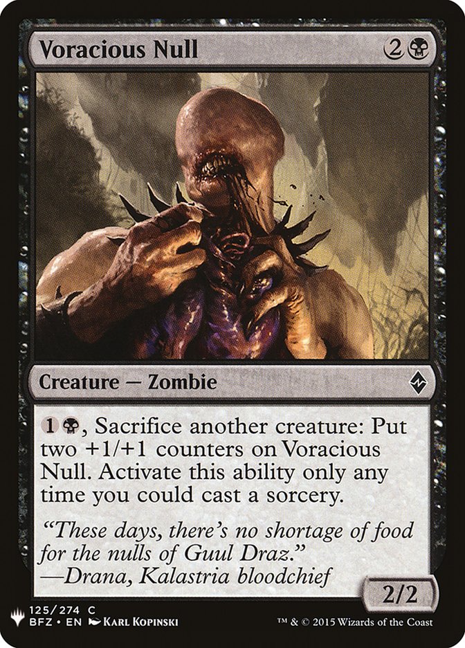Voracious Null [Mystery Booster] (MB1 816)