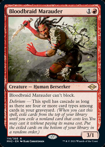 Bloodbraid Marauder [Modern Horizons 2] (MH2 116)