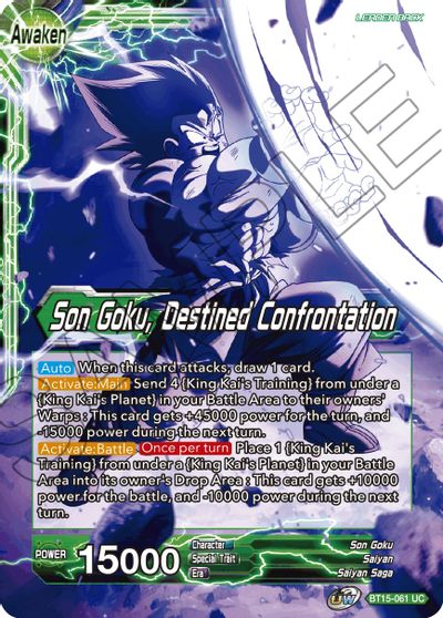Son Goku // Son Goku, Destined Confrontation [BT15-061]