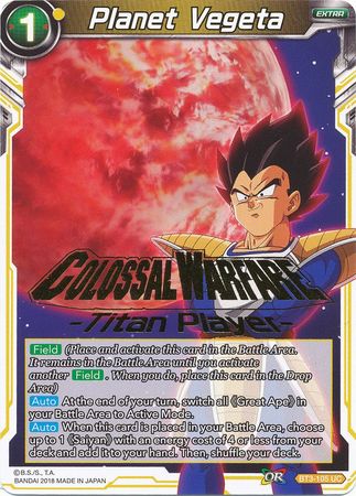Planet Vegeta (Titan Player Stamped) [BT3-105]