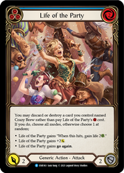 Life of the Party (Blue) [EVR163] 1st Edition Rainbow Foil